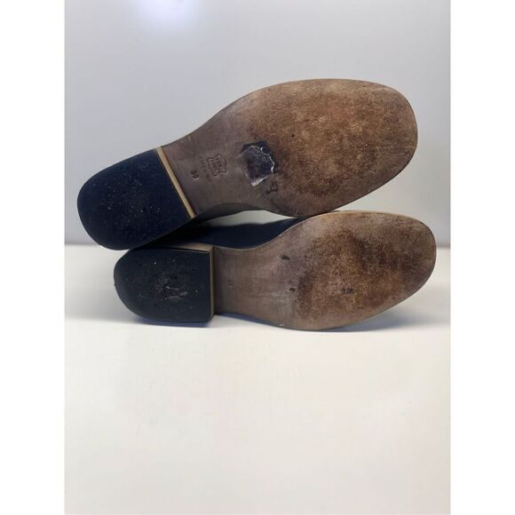 LD Tuttle quality leather Taupe Made in Italy ankle boots Size 38 US 8 - Picture 8 of 11